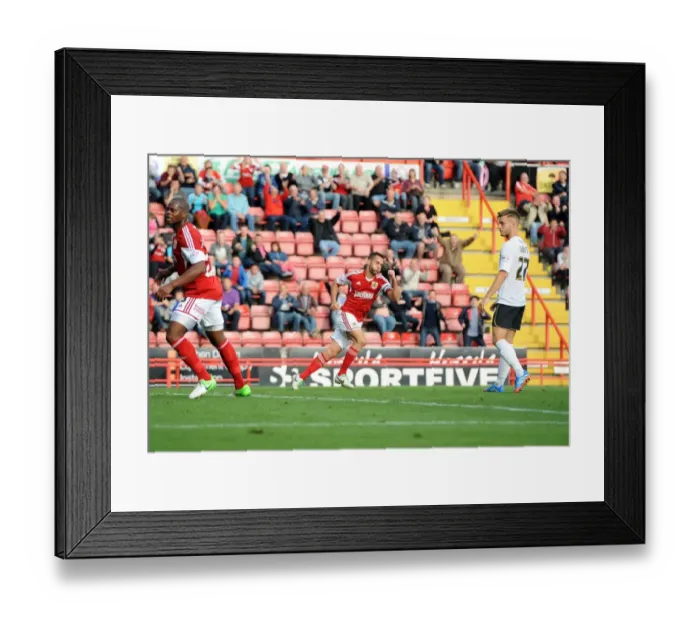 Framed Print : Bristol City's Sam Baldock Scores the Dramatic Equalizer: A Thrilling Moment from the Sky Bet League One Match Against Colchester United