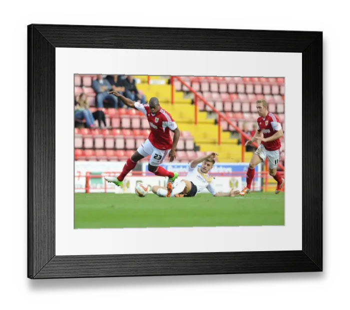 Framed Print : Marlon Harewood's Near Miss: Bristol City vs Colchester United, 2013 Framed Print : Marlon Harewood's Near Miss: Bristol City vs Colchester United, 2013
