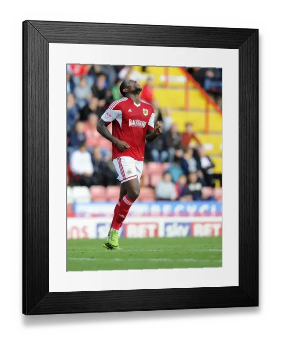 Framed Print : Jay Emmanuel-Thomas's Drifting Shot - Bristol City vs Colchester United, Sky Bet League One, 2013 Framed Print : Jay Emmanuel-Thomas's Drifting Shot - Bristol City vs Colchester United, Sky Bet League One, 2013