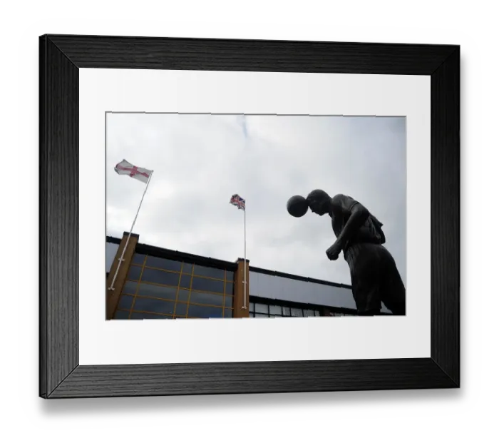 Framed Print : Sky Bet League 1 Showdown: Port Vale vs. Bristol City at Vale Park, October 2013 - Stature outside Vale Park Framed Print : Sky Bet League 1 Showdown: Port Vale vs. Bristol City at Vale Park, October 2013 - Stature outside Vale Park