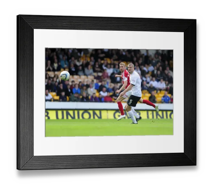 Framed Print : Scott Wagstaff Scores the Thrilling Winning Goal for Bristol City against Port Vale in Sky Bet League 1 (2013) Framed Print : Scott Wagstaff Scores the Thrilling Winning Goal for Bristol City against Port Vale in Sky Bet League 1 (2013)