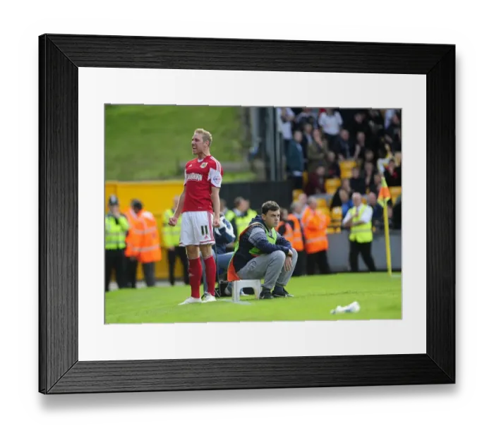 Framed Print : Scott Wagstaff's Thrilling Goal Celebration: Port Vale vs. Bristol City, Sky Bet League 1 (October 2013) Framed Print : Scott Wagstaff's Thrilling Goal Celebration: Port Vale vs. Bristol City, Sky Bet League 1 (October 2013)