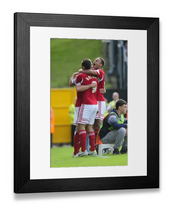 Framed Print : Bristol City's Thrilling Scott Wagstaff Goal vs. Port Vale (October 2013) Framed Print : Bristol City's Thrilling Scott Wagstaff Goal vs. Port Vale (October 2013)