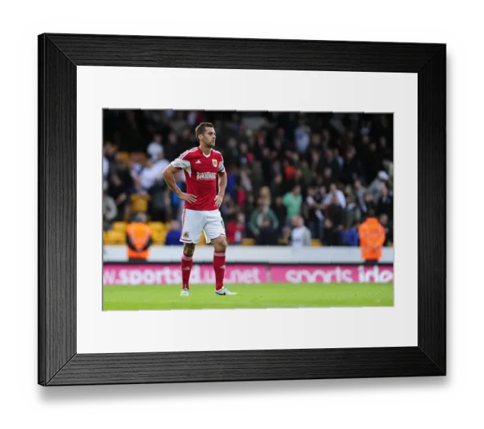 Framed Print : Last-Minute Heartbreak: Sam Baldock's Disappointment as Port Vale Denies Bristol City a League Win Framed Print : Last-Minute Heartbreak: Sam Baldock's Disappointment as Port Vale Denies Bristol City a League Win