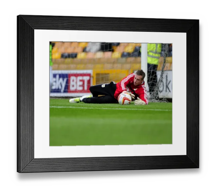 Framed Print : Bristol City vs Port Vale: Elliott Parish in Action at Vale Park, 2013 Framed Print : Bristol City vs Port Vale: Elliott Parish in Action at Vale Park, 2013