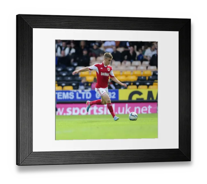 Framed Print : Bristol City's Joe Bryan in Action at Port Vale's Vale Park, Sky Bet League 1 Football Match, October 2013