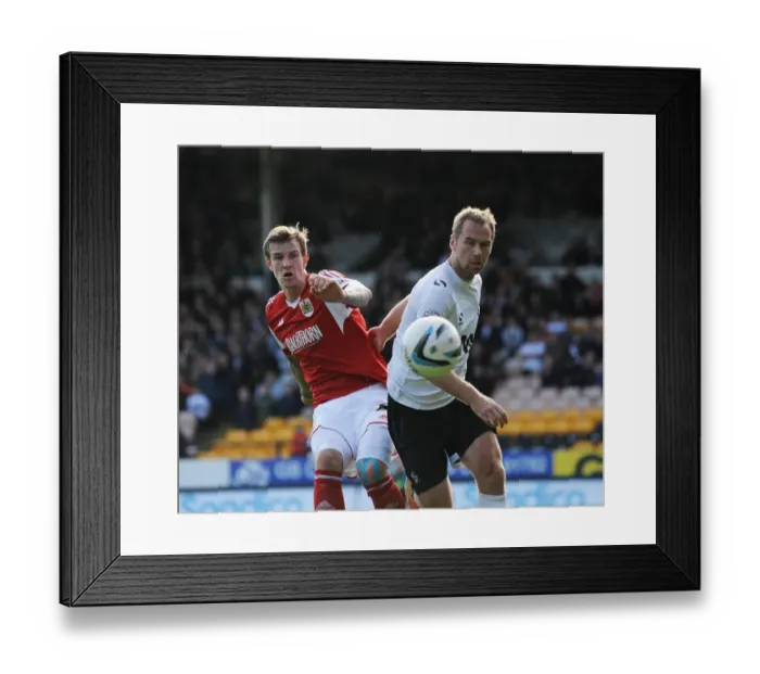 Framed Print : Aden Flint's Missed Goal: Port Vale vs. Bristol City (2013) Framed Print : Aden Flint's Missed Goal: Port Vale vs. Bristol City (2013)