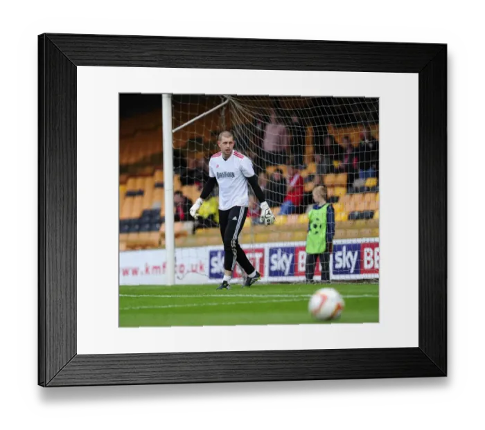 Framed Print : Bristol City's Frank Fielding Guards the Net in Port Vale Showdown, Sky Bet League 1 (October 2013) Framed Print : Bristol City's Frank Fielding Guards the Net in Port Vale Showdown, Sky Bet League 1 (October 2013)