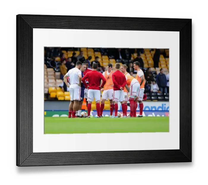 Framed Print : John Pemberton Coaches Bristol City Players at Vale Park, 2013 Framed Print : John Pemberton Coaches Bristol City Players at Vale Park, 2013