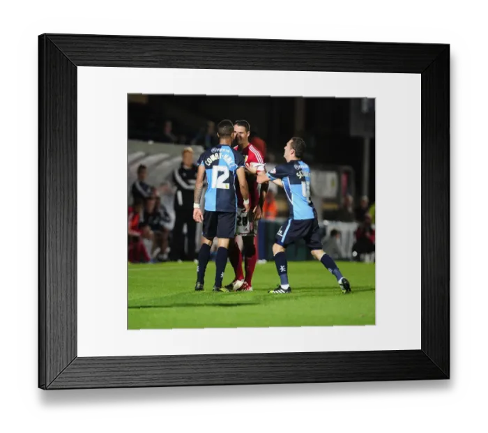 Framed Print : Wycombe Wanderers vs. Bristol City: Johnstone's Paint Trophy Clash at Adams Park (October 8, 2013) Framed Print : Wycombe Wanderers vs. Bristol City: Johnstone's Paint Trophy Clash at Adams Park (October 8, 2013)