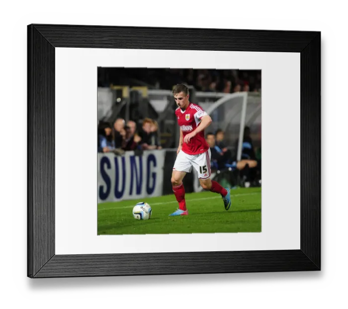 Framed Print : Football Rivalry: Bristol City vs Wycombe Wanderers in the Johnstone's Paint Trophy at Adams Park (October 8, 2013) Framed Print : Football Rivalry: Bristol City vs Wycombe Wanderers in the Johnstone's Paint Trophy at Adams Park (October 8, 2013)