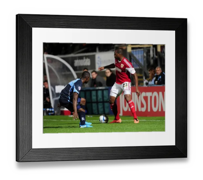 Framed Print : Bristol City vs Wycombe Wanderers: Johnstone's Paint Trophy Showdown at Adams Park Framed Print : Bristol City vs Wycombe Wanderers: Johnstone's Paint Trophy Showdown at Adams Park