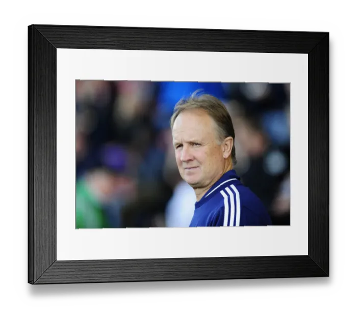 Framed Print : Sean O'Driscoll Leads Bristol City at Crewe, 2013 Framed Print : Sean O'Driscoll Leads Bristol City at Crewe, 2013