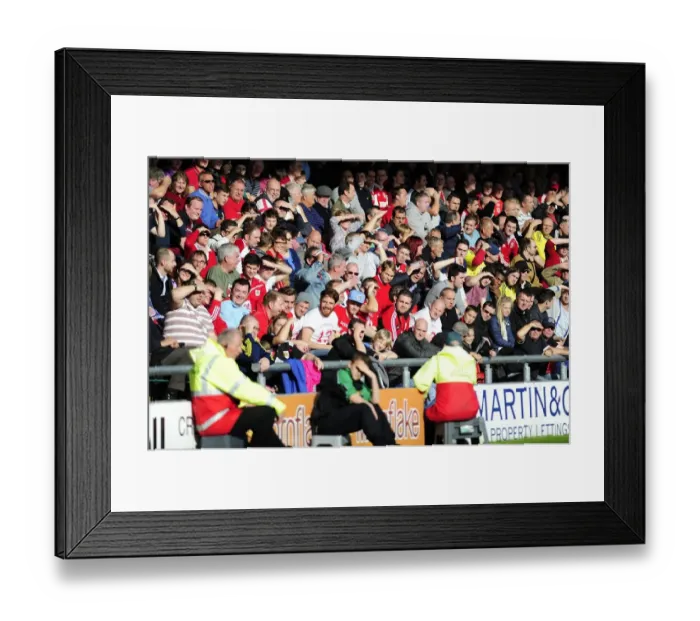 Framed Print : Bristol City's Away Journey: Crewe vs. Bristol City, Sky Bet League One (19 / 10 / 2013)