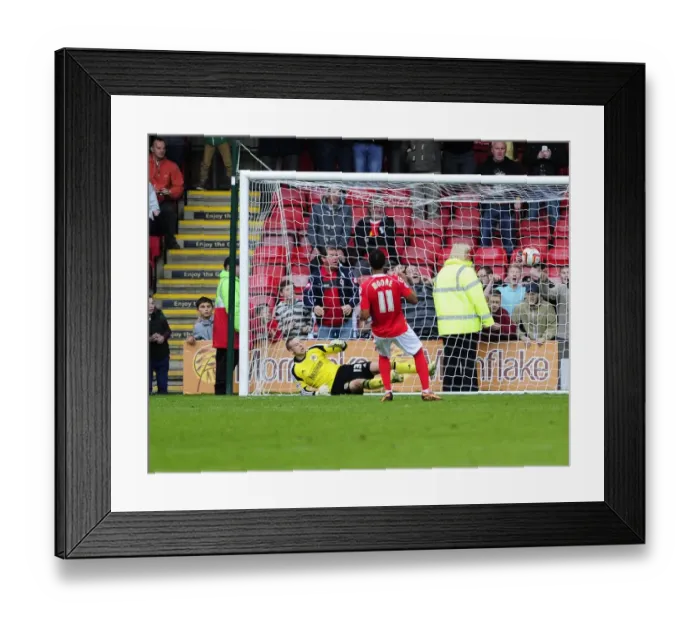 Framed Print : Last-Minute Penalty Thriller: Byron Moore Stuns Bristol City with Dramatic Winner for Crewe Framed Print : Last-Minute Penalty Thriller: Byron Moore Stuns Bristol City with Dramatic Winner for Crewe