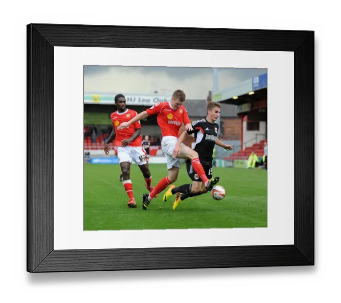 Framed Print : Bristol City's Joe Bryan Tackled by Crewe's Matt Tootle during Sky Bet League One Match