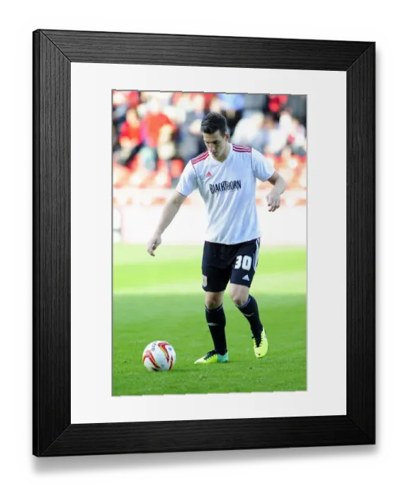 Framed Print : Bristol City's Lewis Dunk in Action Against Crystal Palace and Fulham, 2013 Framed Print : Bristol City's Lewis Dunk in Action Against Crystal Palace and Fulham, 2013