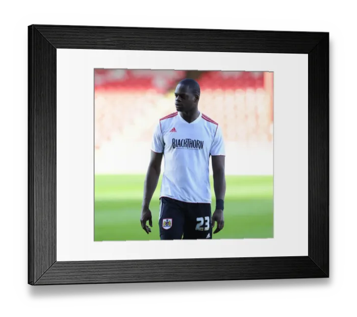Framed Print : Marlon Harewood of Bristol City in Action against Fulham at Crystal Palace, 2013 Framed Print : Marlon Harewood of Bristol City in Action against Fulham at Crystal Palace, 2013