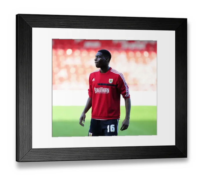 Framed Print : Bristol City's Jordan Wynter in Action at Crystal Palace vs Fulham, 2013