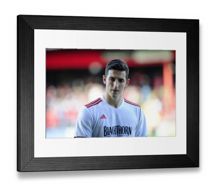 Framed Print : Lewis Dunk in Action: Crystal Palace vs Fulham, Barclays Premier League, 2013