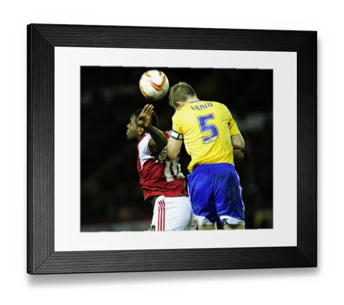 Framed Print : Bristol City vs Brentford: Intense Moment Between Jay Emmanuel-Thomas and Tony Craig