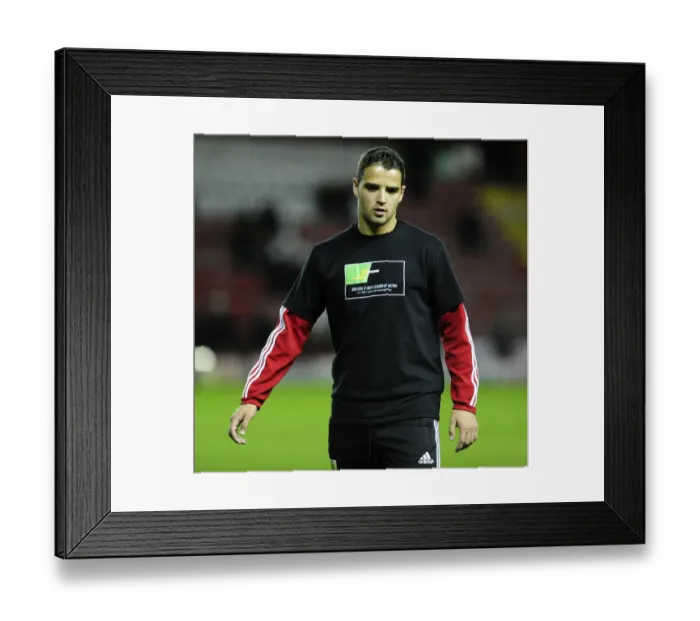 Framed Print : Stephen McLaughlin of Bristol City Wears Kick It Out Shirt in Football Match vs. Brentford, 2013 Framed Print : Stephen McLaughlin of Bristol City Wears Kick It Out Shirt in Football Match vs. Brentford, 2013
