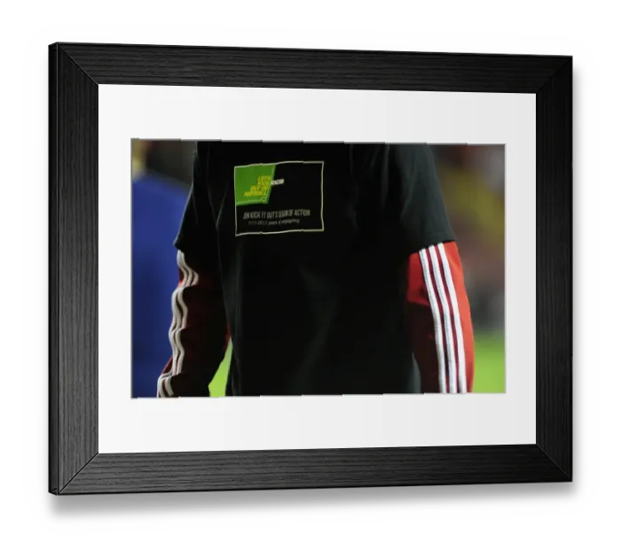 Framed Print : United Against Discrimination: Bristol City vs Brentford, Ashton Gate, 2013