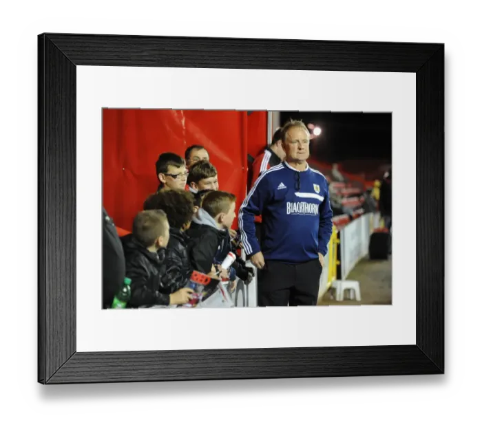 Framed Print : Sean O'Driscoll Leads Bristol City in Sky Bet League One Clash Against Brentford