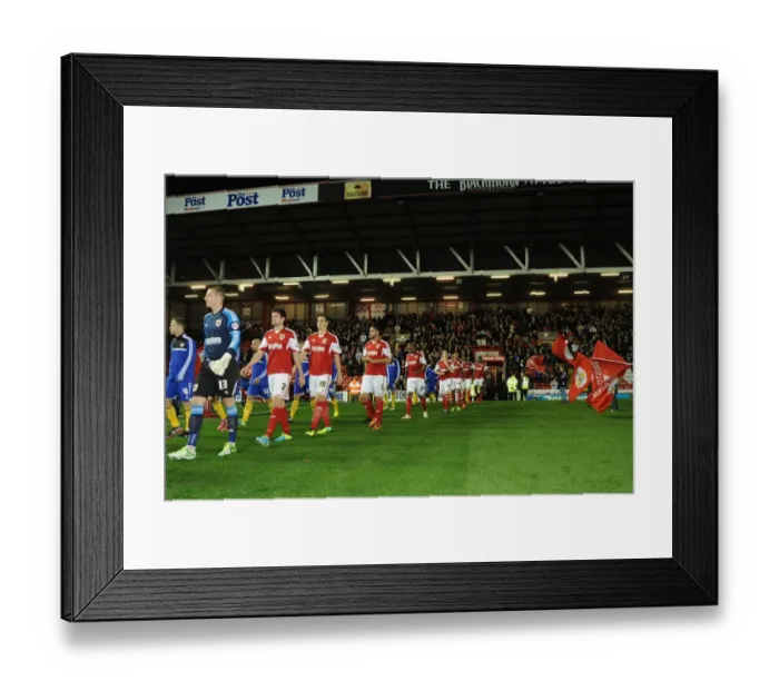 Framed Print : Bristol City vs Brentford: Teams Face Off in Sky Bet League One Match at Ashton Gate