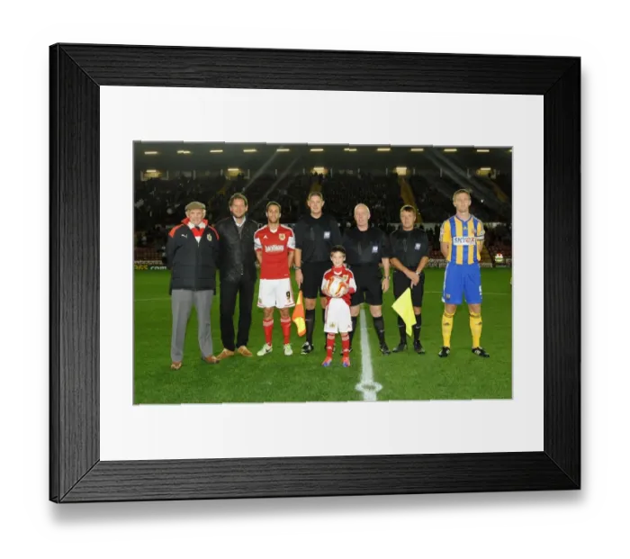 Framed Print : Bristol City's Sam Baldock in Action during Bristol City vs Brentford, Sky Bet League One (October 2013)