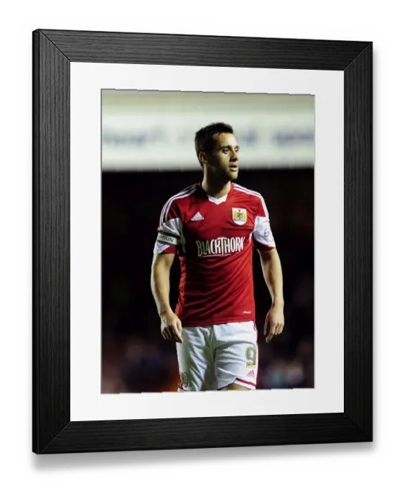 Framed Print : Thrilling Moments: Sam Baldock in Action for Bristol City vs. Brentford (2013) Framed Print : Thrilling Moments: Sam Baldock in Action for Bristol City vs. Brentford (2013)
