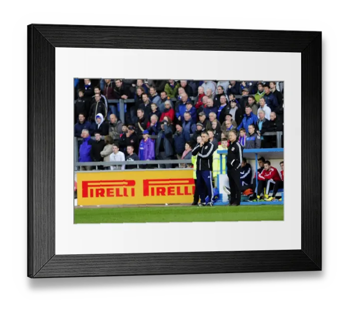 Framed Print : Bristol City Coaches John Pemberton and Sean O'Driscoll at Carlisle United Match, October 2013 Framed Print : Bristol City Coaches John Pemberton and Sean O'Driscoll at Carlisle United Match, October 2013