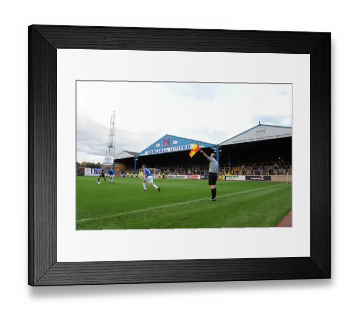 Framed Print : Bristol City vs. Carlisle United Showdown: Sky Bet League One Clash at Brunton Park, October 2013 Framed Print : Bristol City vs. Carlisle United Showdown: Sky Bet League One Clash at Brunton Park, October 2013