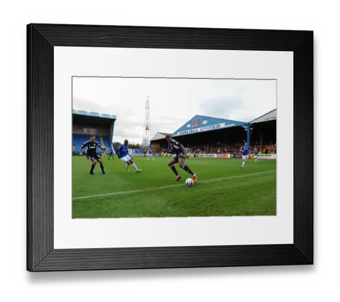 Framed Print : Bristol City vs Carlisle United: A Football Rivalry in Sky Bet League One at Brunton Park (October 2013)