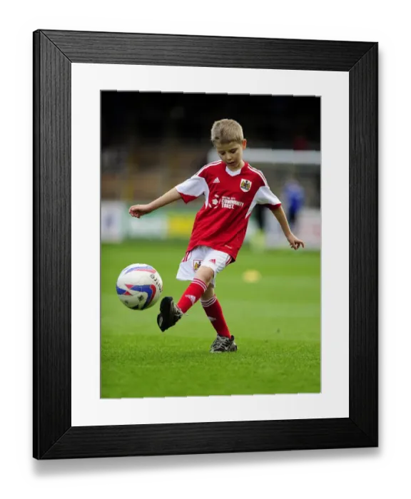 Framed Print : Bristol City at Brunton Park: Clash Against Carlisle United, October 2013 - Football Rivalry in League One