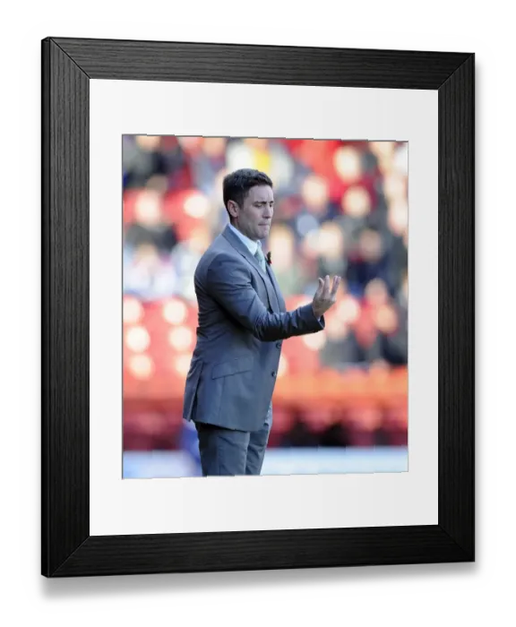 Framed Print : Lee Johnson's Return: Bristol City vs Oldham Athletic, 2013 - Football Match Framed Print : Lee Johnson's Return: Bristol City vs Oldham Athletic, 2013 - Football Match
