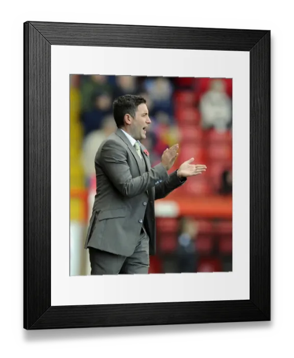 Framed Print : Lee Johnson's Emotional Return: A Former Coach's Reunion at Bristol City vs Oldham Athletic, 2013 Framed Print : Lee Johnson's Emotional Return: A Former Coach's Reunion at Bristol City vs Oldham Athletic, 2013