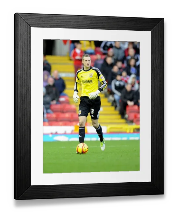 Framed Print : Bristol City's Elliott Parish in Action during Bristol City vs Oldham Athletic, Sky Bet League One Football Match Framed Print : Bristol City's Elliott Parish in Action during Bristol City vs Oldham Athletic, Sky Bet League One Football Match