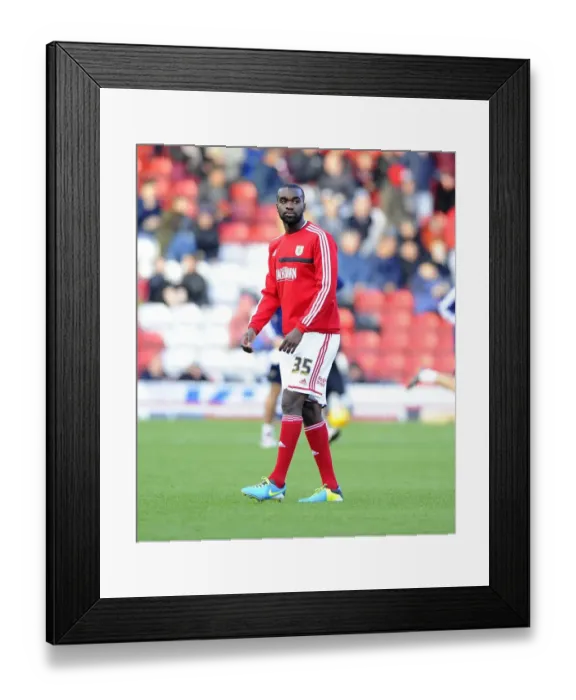Framed Print : Bristol City's Karleigh Osborne in Action against Oldham Athletic, Sky Bet League One, November 2013