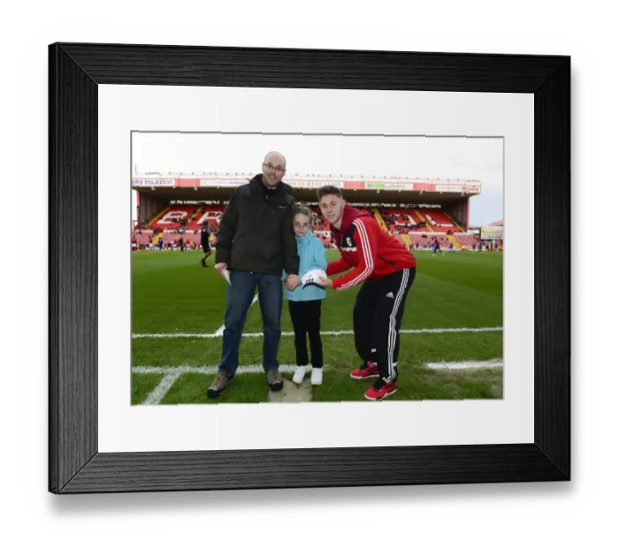 Framed Print : Intense Moment at Ashton Gate: Sky Bet League One Showdown Between Bristol City and Oldham Athletic (November 2013)