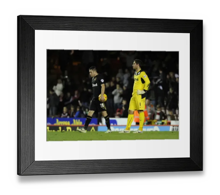 Framed Print : Dejected Paul Jones as Joe Bryan Scores for Bristol City against Crawley Town Framed Print : Dejected Paul Jones as Joe Bryan Scores for Bristol City against Crawley Town