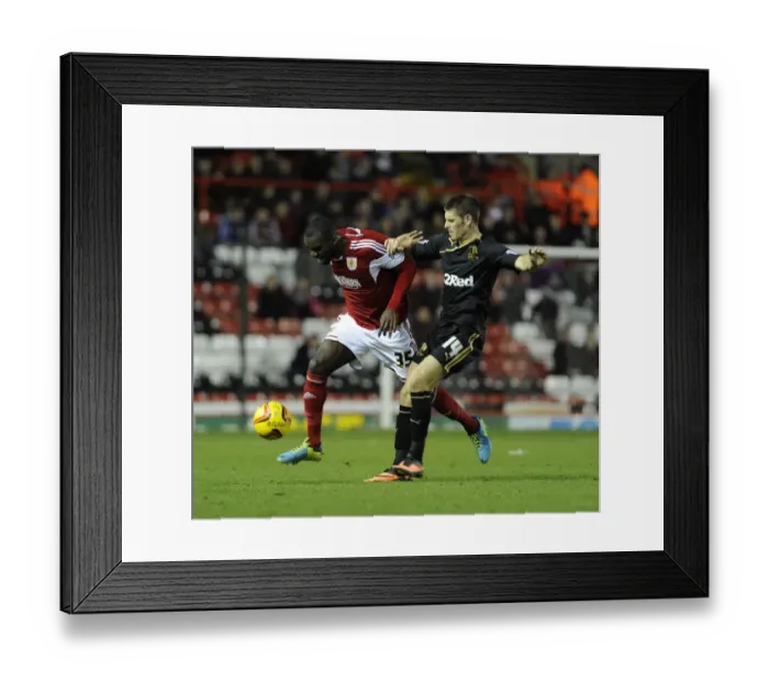 Framed Print : Bristol City's Karleigh Osborne Faces Off Against Jamie Proctor in Football Debut - Ashton Gate, 05 / 11 / 2013 Framed Print : Bristol City's Karleigh Osborne Faces Off Against Jamie Proctor in Football Debut - Ashton Gate, 05 / 11 / 2013