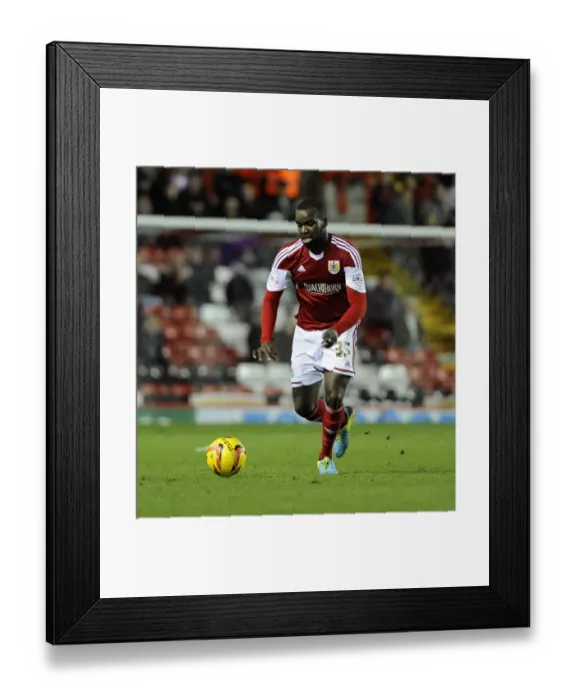 Framed Print : Bristol City's Karleigh Osborne in Action during Bristol City v Crawley Town, Sky Bet League One (November 2013)