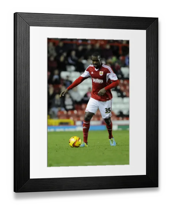 Framed Print : Bristol City's Karleigh Osborne in Action against Crawley Town at Ashton Gate (November 2013, Sky Bet League One)