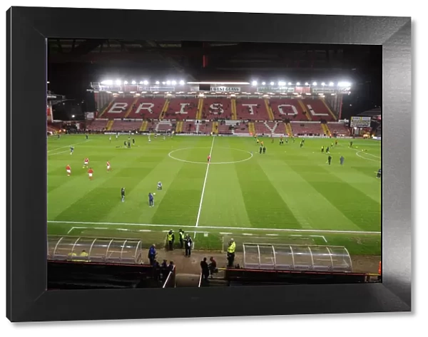 Bristol City vs Crawley Town: Intense Moment at Ashton Gate, League One Football Match