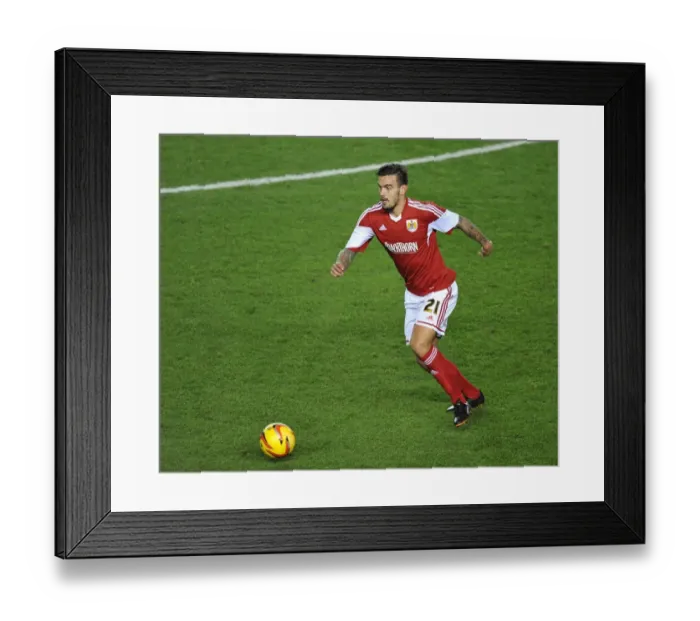 Framed Print : Marlon Pack in Action: Bristol City vs. Crawley Town, Sky Bet League One, 2013 Framed Print : Marlon Pack in Action: Bristol City vs. Crawley Town, Sky Bet League One, 2013