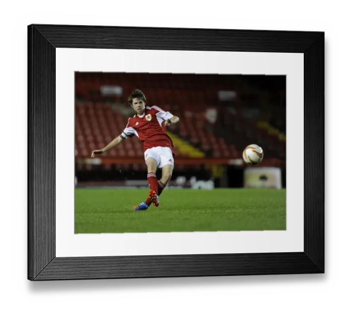 Framed Print : Bristol City U18s vs Newport County U18s: Youth Cup Match at Ashton Gate