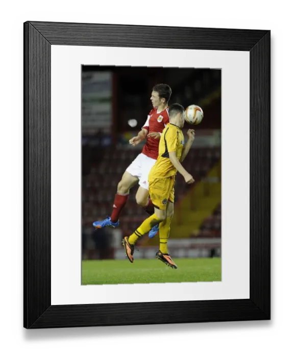 Framed Print : Bristol City U18s vs Newport County U18s: Youth Cup Match at Ashton Gate