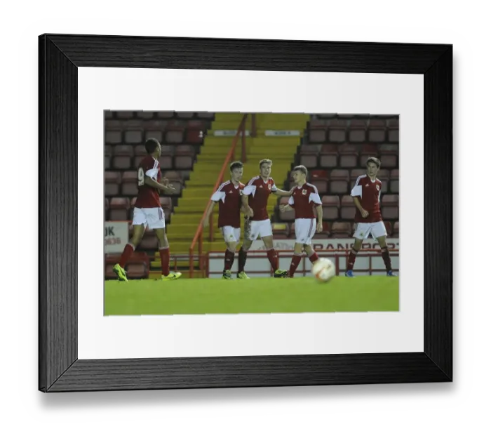 Framed Print : Bristol City U18s vs Newport County U18s: Youth Cup Match at Ashton Gate Framed Print : Bristol City U18s vs Newport County U18s: Youth Cup Match at Ashton Gate
