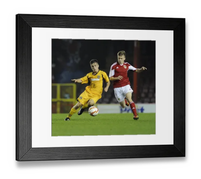 Framed Print : Bristol City U18s vs Newport County U18s: Youth Cup Match at Ashton Gate Framed Print : Bristol City U18s vs Newport County U18s: Youth Cup Match at Ashton Gate